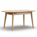 Table rectangulaire en bois de 120 x 80 x 75cm pour salle à manger